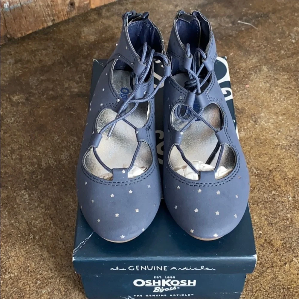 Girls OshKosh Karlie Navy Dress Shoes